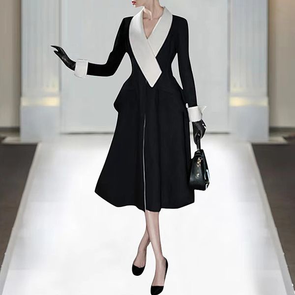 s fashion party офис пальто высокого качества осень зима новых женщин вскользь урожай элегантный шик classic black white сращивание jacket, Tan;black
s fashion party офис пальто высокого качества осень зима новых женщин вскользь урожай элегантный шик classic black white сращивание jacket, Tan;black