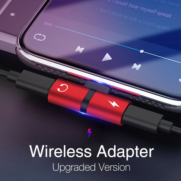 2 in 1 dual ports headphone adapter for iphone xs 7 8 plus x splitter converter earphone charger audio adapter accessories
2 in 1 dual ports headphone adapter for iphone xs 7 8 plus x splitter converter earphone charger audio adapter accessories