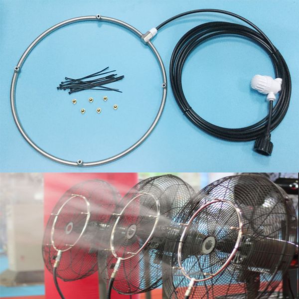 c161 mist fan cooler indoor outdoor stainless steel ring portable water spray cooling system 320/330/340/350mm diameter sprayers
c161 mist fan cooler indoor outdoor stainless steel ring portable water spray cooling system 320/330/340/350mm diameter sprayers