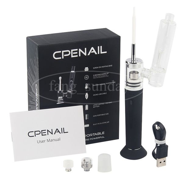 Аутентичные CPENAIL Vape Pen Starter Kit 1100mAh Dab Rig GR2 чистый титан портативный воск испаритель Керамический кварцевый электрический H E ногтей стеклянные бонги
Аутентичные CPENAIL Vape Pen Starter Kit 1100mAh Dab Rig GR2 чистый титан портативный воск испаритель Керамический кварцевый электрический H E ногтей стеклянные бонги