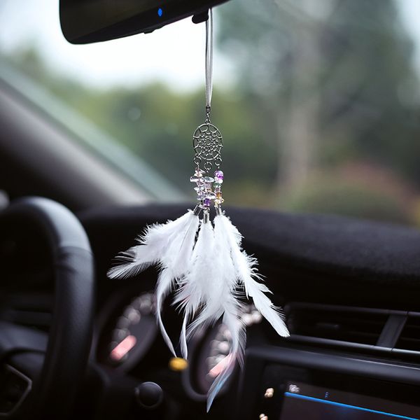 car pendant dream catcher wind chimes feather dream catchers for auto rear view mirror hanging decor kids bedroom wall ornaments
car pendant dream catcher wind chimes feather dream catchers for auto rear view mirror hanging decor kids bedroom wall ornaments