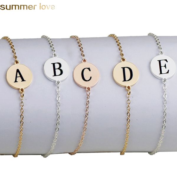 tiny 26 initial letter bracelet gold personalized dainty name charm bracelet stainless steel bracelets women minimal jewelry party gift, Golden;silver
tiny 26 initial letter bracelet gold personalized dainty name charm bracelet stainless steel bracelets women minimal jewelry party gift, Golden;silver