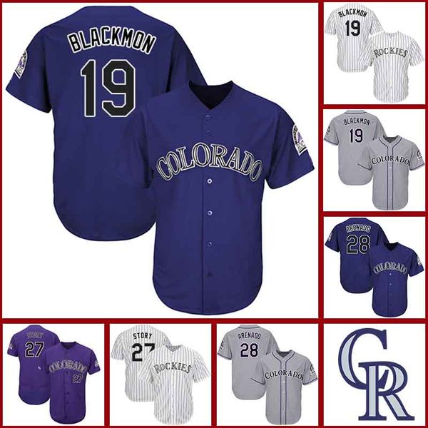 19 Charlie Blackmon Colorado Jersey Rockies 27 Trevor Story 28 Nolan Arenado Grey Purple White Stitched Jersey Mens
19 Charlie Blackmon Colorado Jersey Rockies 27 Trevor Story 28 Nolan Arenado Grey Purple White Stitched Jersey Mens