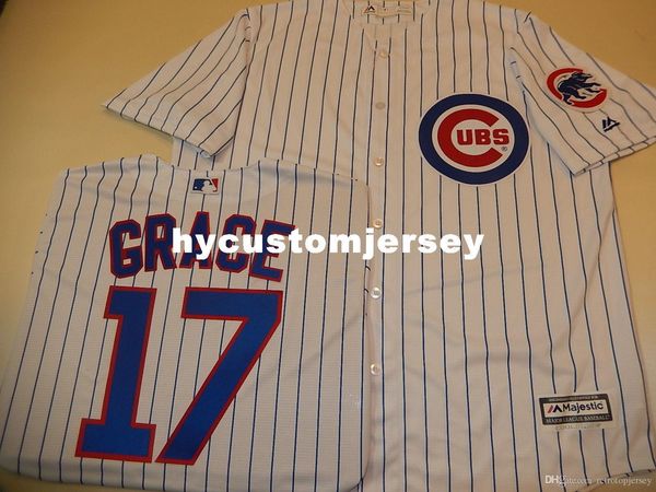 custom chicago #17 mark grace cool base sewn baseball jersey w/patch new mens stitched jerseys big and tall size xs-6xl for sale, Gray
custom chicago #17 mark grace cool base sewn baseball jersey w/patch new mens stitched jerseys big and tall size xs-6xl for sale, Gray