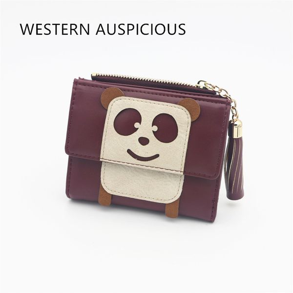 wallet women vintage small wallet leather purse female money bag 2018 lovely panda business card holder zipper hasp coin pocket, Red;black
wallet women vintage small wallet leather purse female money bag 2018 lovely panda business card holder zipper hasp coin pocket, Red;black