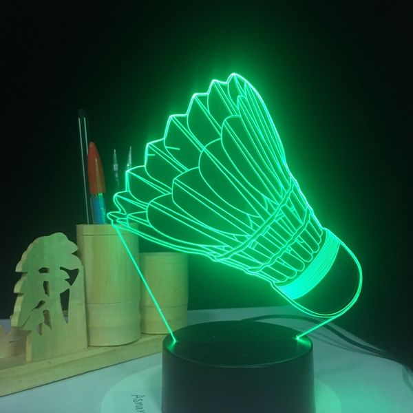 badminton 3d night light usb 7 colors changing led table lamp kids bedroom sleep lighting birthday holiday gifts home decor
badminton 3d night light usb 7 colors changing led table lamp kids bedroom sleep lighting birthday holiday gifts home decor