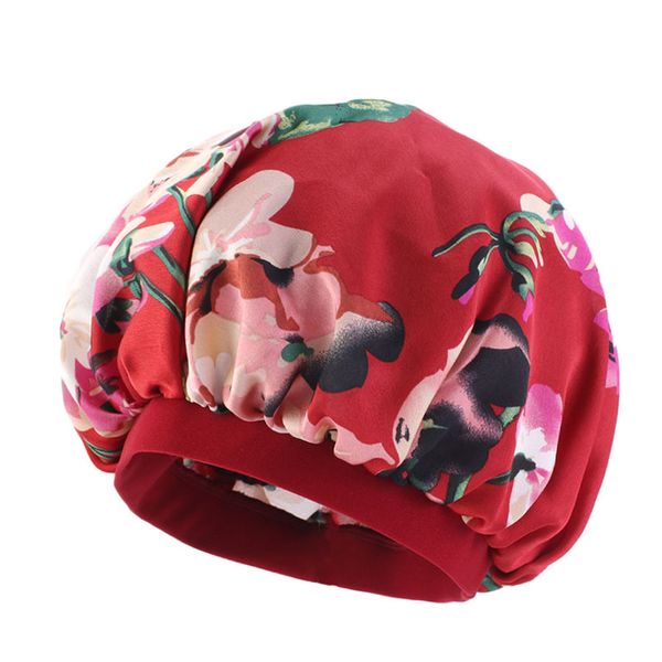 women printed soft satin decoration night hat protection accessories bonnet breathable chemo hair loss elastic sleeping cap, Blue;gray
women printed soft satin decoration night hat protection accessories bonnet breathable chemo hair loss elastic sleeping cap, Blue;gray