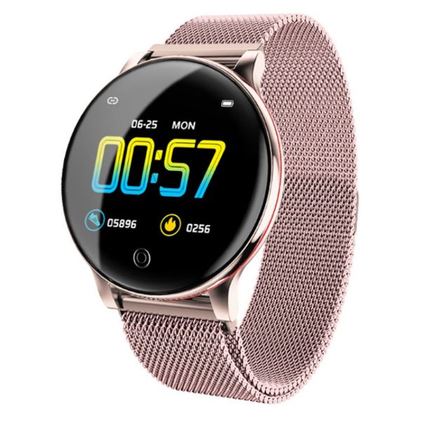 health & fitness 1.3'' touch round screen smartwatch with heart rate, sleep & swim tracking, step & calorie counter, steel band pi
health & fitness 1.3'' touch round screen smartwatch with heart rate, sleep & swim tracking, step & calorie counter, steel band pi