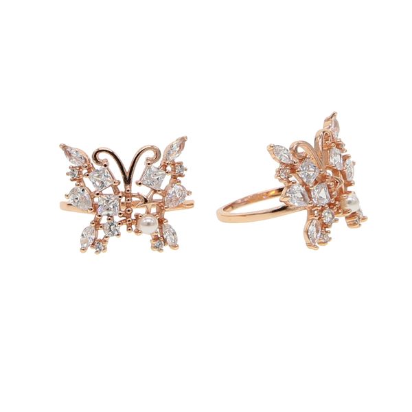 fashion cute butterflycharm ring with cz paved band rings wih rose gold color plated women lady festival wedding finger ring, Slivery;golden
fashion cute butterflycharm ring with cz paved band rings wih rose gold color plated women lady festival wedding finger ring, Slivery;golden