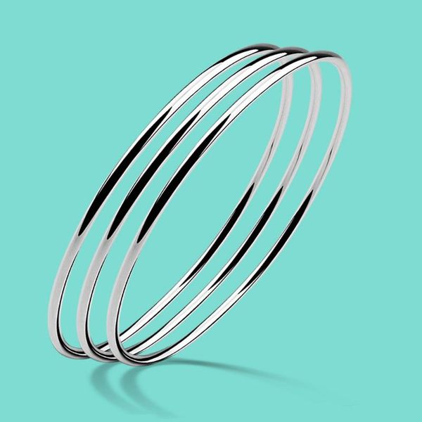 bohemia women's pure 925 silver bracelet minimalist glossy sterling silver bangle 60-65mm rose gold bangle girl charm jewelry, Black
bohemia women's pure 925 silver bracelet minimalist glossy sterling silver bangle 60-65mm rose gold bangle girl charm jewelry, Black