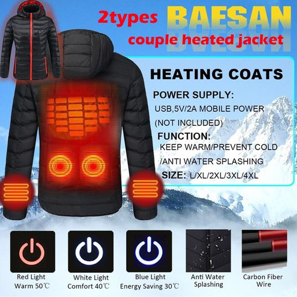 women's winter cotton jacket smart usb abdominal back electric heating warm jacket causal autumn cotton female coat outwear, Tan;black
women's winter cotton jacket smart usb abdominal back electric heating warm jacket causal autumn cotton female coat outwear, Tan;black