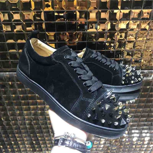 low cut pik pik rivets genuine leather red bottom sneakers shoes men spikes sneaker luxurious women studs leisure party dress wedding black
low cut pik pik rivets genuine leather red bottom sneakers shoes men spikes sneaker luxurious women studs leisure party dress wedding black