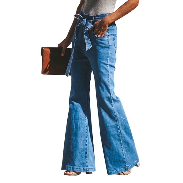 echoine jeans women high-elastic denim flared pants female high waist boyfriend streetwear plus size, Blue
echoine jeans women high-elastic denim flared pants female high waist boyfriend streetwear plus size, Blue