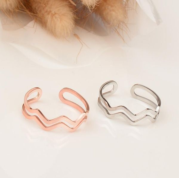 fashion 316l stainless steel wave design expandable ring surgical titanium steel cutout open ring high polished ip rose gold women ring
fashion 316l stainless steel wave design expandable ring surgical titanium steel cutout open ring high polished ip rose gold women ring