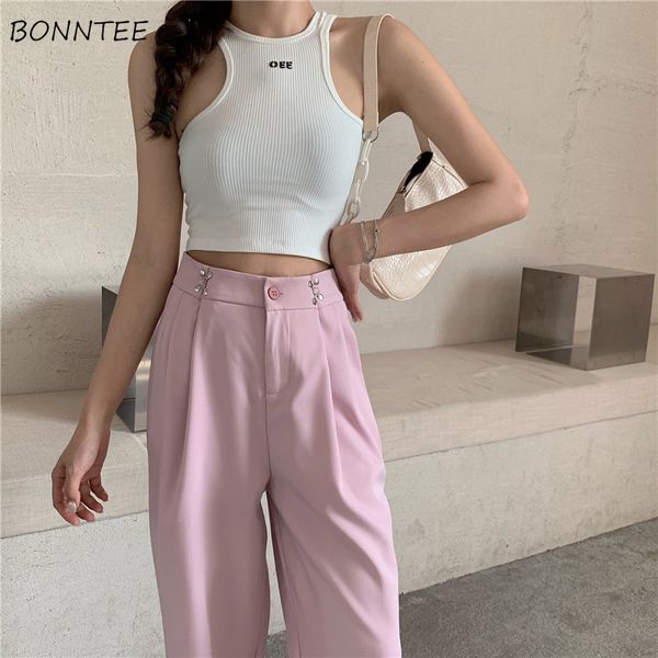 women sets elegant daily stylish korean womens outfits simple full-length chic girls wide leg trouser ins halter crop, White
women sets elegant daily stylish korean womens outfits simple full-length chic girls wide leg trouser ins halter crop, White