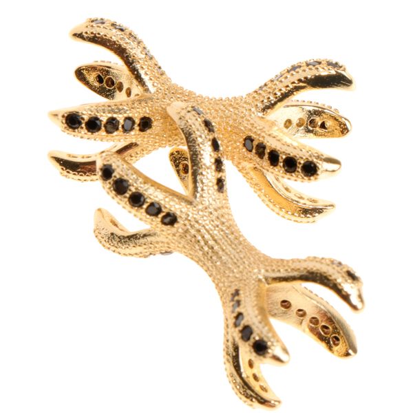 2 pieces micro rhinestone eagle claw bracelet connector beads animal 8 paw design punk mens diy jewelry
2 pieces micro rhinestone eagle claw bracelet connector beads animal 8 paw design punk mens diy jewelry