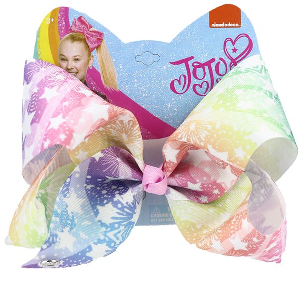8" jojo siwa baby girls large jojo bows colorful print beautiful pattern with alligator grosgrain ribbon kids hair accessories, Slivery;white
8" jojo siwa baby girls large jojo bows colorful print beautiful pattern with alligator grosgrain ribbon kids hair accessories, Slivery;white