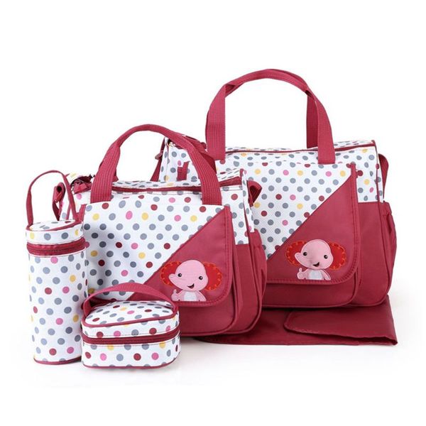 5pcs cartoon animal baby diaper bag tote waterproof large capacity mummy handbag x5xa
5pcs cartoon animal baby diaper bag tote waterproof large capacity mummy handbag x5xa