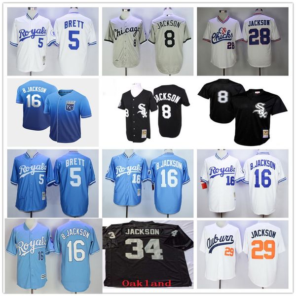 Vintage KC Royals #16 Bo Jackson #29 B.Jackson White Sox #8 Kansas City #5 George Brett 1987 1980 1991 1993's Jerseys
Vintage KC Royals #16 Bo Jackson #29 B.Jackson White Sox #8 Kansas City #5 George Brett 1987 1980 1991 1993's Jerseys
