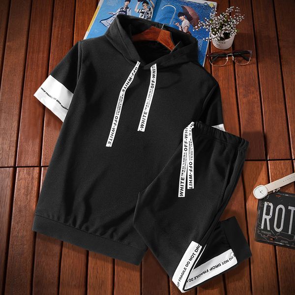 2020 summer the letter tracksuit men's short sets casual sports suit man gyms fitness clothing t-shirt+7 minutes of 2 piece set, Gray
2020 summer the letter tracksuit men's short sets casual sports suit man gyms fitness clothing t-shirt+7 minutes of 2 piece set, Gray