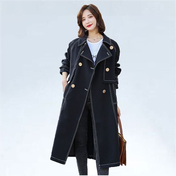 solid color open line double-breasted long-sleeved loose windbreaker woman casual fashion 2020 long autumn trench coat women new, Tan;black
solid color open line double-breasted long-sleeved loose windbreaker woman casual fashion 2020 long autumn trench coat women new, Tan;black