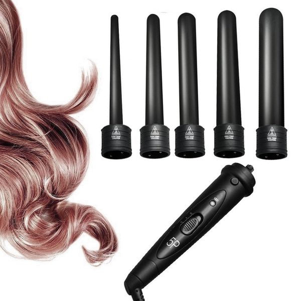 5p curling iron hair curler 9-32mm professional curl irons 0.35 to 1.25 inch ceramic styling tools hair tong exchangeable
5p curling iron hair curler 9-32mm professional curl irons 0.35 to 1.25 inch ceramic styling tools hair tong exchangeable