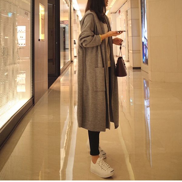 autumn new luxury womens designer sweater casual lazy loose large size womens clothing knitted cardigan thin hooded jacket in the long secti, White
autumn new luxury womens designer sweater casual lazy loose large size womens clothing knitted cardigan thin hooded jacket in the long secti, White