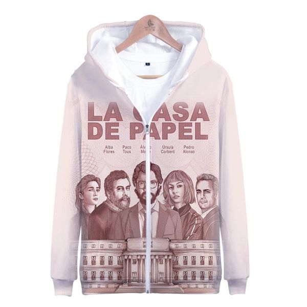 money heist 3d new clothes casual long sleeve zipper hoodies casual women/men cool clothes 2019 sweatshirts plus, Black
money heist 3d new clothes casual long sleeve zipper hoodies casual women/men cool clothes 2019 sweatshirts plus, Black