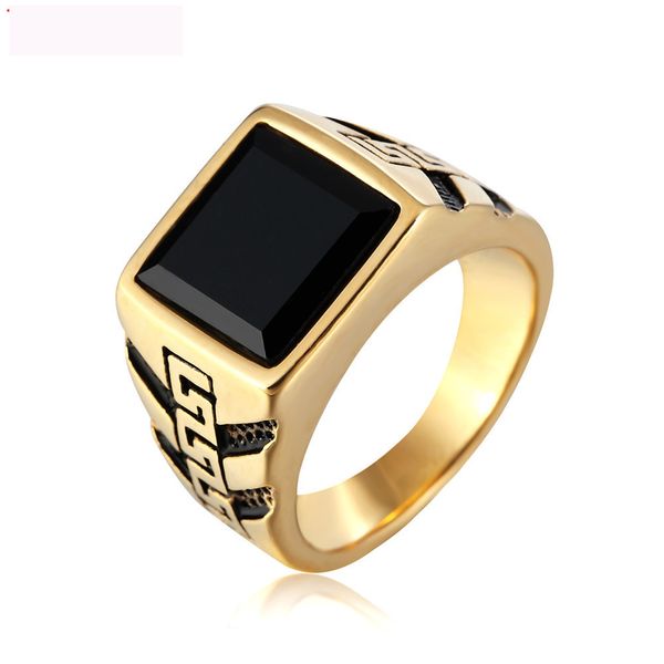 new big precious stone jewelry rings gold color titanium steel ring agate rings casting ring for man ing, Silver
new big precious stone jewelry rings gold color titanium steel ring agate rings casting ring for man ing, Silver