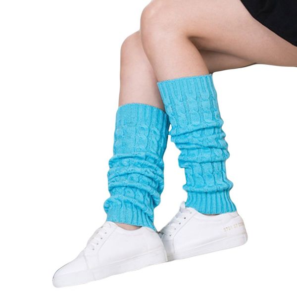 women winter warm leg warmers knitted crochet long socks high knee socks, Black;white
women winter warm leg warmers knitted crochet long socks high knee socks, Black;white