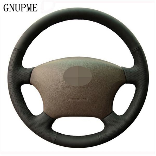 black artificial leather diy hand-stitched car steering wheel cover for land cruiser prado 120
black artificial leather diy hand-stitched car steering wheel cover for land cruiser prado 120