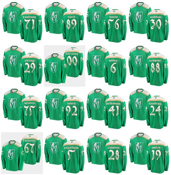 2019 St. Patrick's Day NHL Vegas Golden Knights Jersey Marc-Andre Fleury Cody Eakin Ryan Carpenter Jon Merrill Valentin Zykov Nick Holden
2019 St. Patrick's Day NHL Vegas Golden Knights Jersey Marc-Andre Fleury Cody Eakin Ryan Carpenter Jon Merrill Valentin Zykov Nick Holden