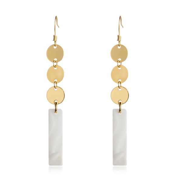 wild alloy shell geometry long tassel drop non-perforated clip earrings gold for women fashion exaggerated earrings jewelry, Silver
wild alloy shell geometry long tassel drop non-perforated clip earrings gold for women fashion exaggerated earrings jewelry, Silver