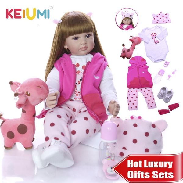 keiumi wholesale silicone reborn babies doll 60 cm lifelike princess reborn bonecas girafa 2019 children's day luxury sets gifts y19121
keiumi wholesale silicone reborn babies doll 60 cm lifelike princess reborn bonecas girafa 2019 children's day luxury sets gifts y19121