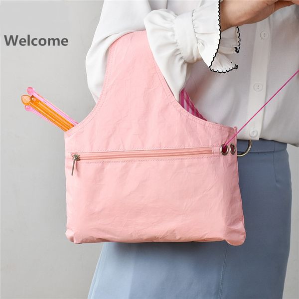 knitting tote bag yarn storage organizer for small projects eco-friendly waterproof paper storage bag for yarn sewing tool diy, Black
knitting tote bag yarn storage organizer for small projects eco-friendly waterproof paper storage bag for yarn sewing tool diy, Black