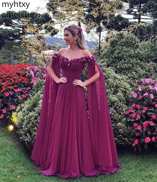long sleeve plus size red evening dresses hand made 2019 new flower crystal beaded floor length a-line chiffon party prom gowns, White;black
long sleeve plus size red evening dresses hand made 2019 new flower crystal beaded floor length a-line chiffon party prom gowns, White;black