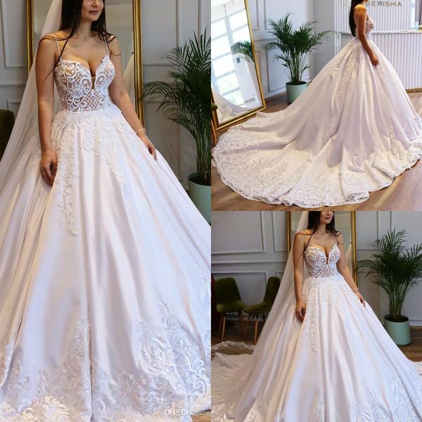 старинные атласные кружева бальное платье свадебные платья сексуальные спагетти милая халат де марие дубай бисером спинки свадебное платье с, White
старинные атласные кружева бальное платье свадебные платья сексуальные спагетти милая халат де марие дубай бисером спинки свадебное платье с, White