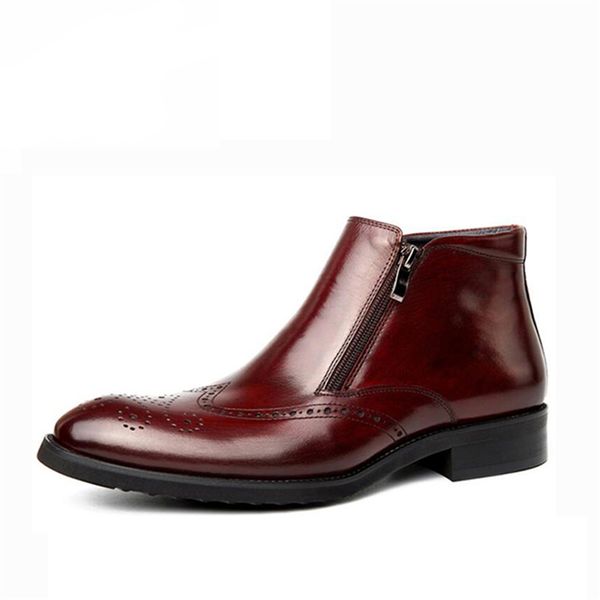 men autumn winter boots bullock vintage style men ankle boots shoes casual fashion high-cut zipper warm hombre boots, Black
men autumn winter boots bullock vintage style men ankle boots shoes casual fashion high-cut zipper warm hombre boots, Black