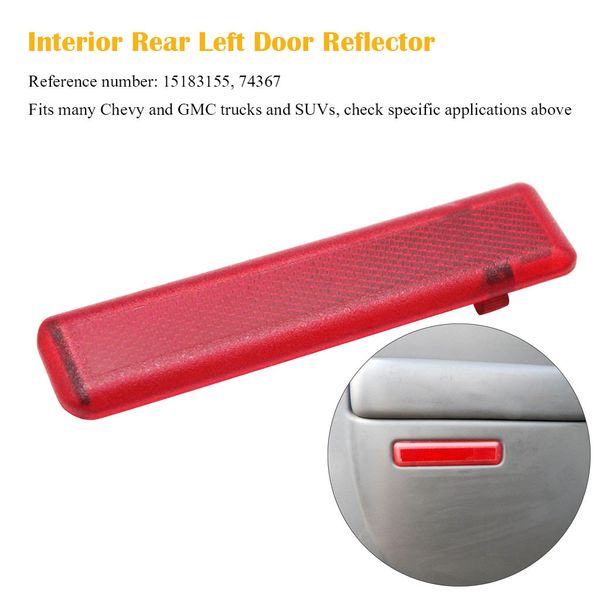 carprie car reflective sticker 2019 new rear left driver's trim panel door reflector cover red back door high quality
carprie car reflective sticker 2019 new rear left driver's trim panel door reflector cover red back door high quality