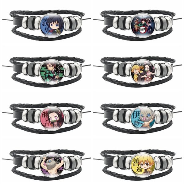anime devil's blade bracelet time gem braided woven leather bracelet cosplay jewelry, Black
anime devil's blade bracelet time gem braided woven leather bracelet cosplay jewelry, Black