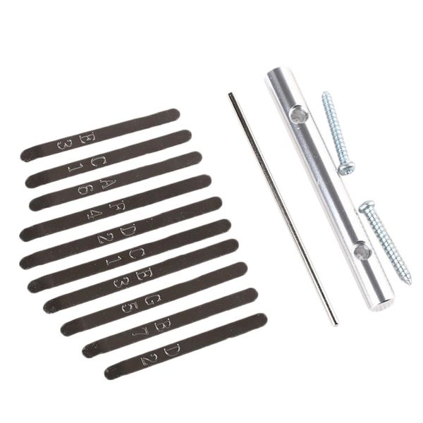 10 key kalimba thumb piano thumb piano thumb piano diy kit, incl. 10 stainless steel buttons + bridge + saddle etc
10 key kalimba thumb piano thumb piano thumb piano diy kit, incl. 10 stainless steel buttons + bridge + saddle etc