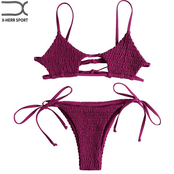 smocked string bikini swimwear women bralette swimsuit low waist spaghetti straps shirred tie side biquni bathing suit
smocked string bikini swimwear women bralette swimsuit low waist spaghetti straps shirred tie side biquni bathing suit