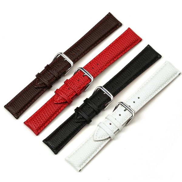 eache imported genuine calfskin lizard pattern genuine leather replacement women watchband black brown red white 18mm 20mm
eache imported genuine calfskin lizard pattern genuine leather replacement women watchband black brown red white 18mm 20mm