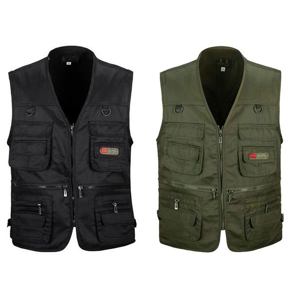 2pcs men's fishing vest with multi-pocket zip for pgraphy / hunting / travel outdoor sport xxl black & green army, Camo;black
2pcs men's fishing vest with multi-pocket zip for pgraphy / hunting / travel outdoor sport xxl black & green army, Camo;black