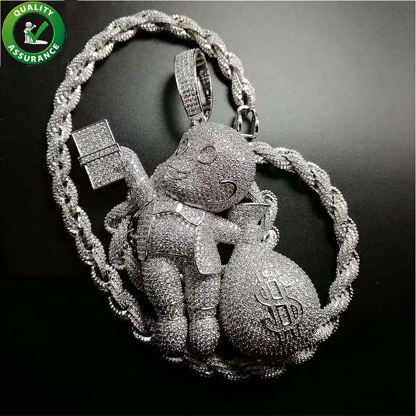 замороженные мужские бриллиантовые цепи кулон хип-хоп ювелирные изделия дизайнер ожерелье роскошь bling марио прелести мужская серебряная це, Silver
замороженные мужские бриллиантовые цепи кулон хип-хоп ювелирные изделия дизайнер ожерелье роскошь bling марио прелести мужская серебряная це, Silver