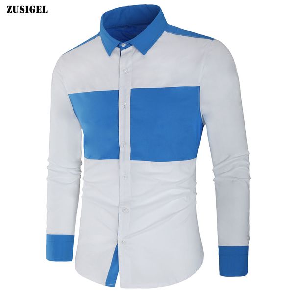 zusigel men long sleeve shirt new autumn patchwork casual cotton shirt single-breasted button shirts, White;black
zusigel men long sleeve shirt new autumn patchwork casual cotton shirt single-breasted button shirts, White;black