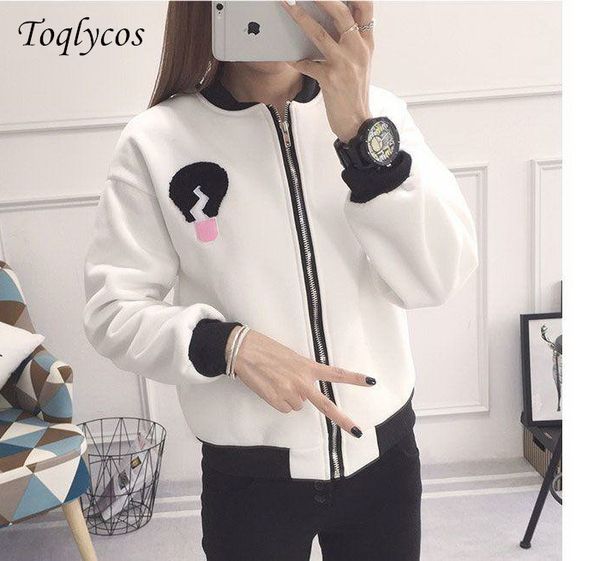 autumn and winter women's loose letters embroidered with fleece and thickened hoodie blazers coat 330five, Black
autumn and winter women's loose letters embroidered with fleece and thickened hoodie blazers coat 330five, Black
