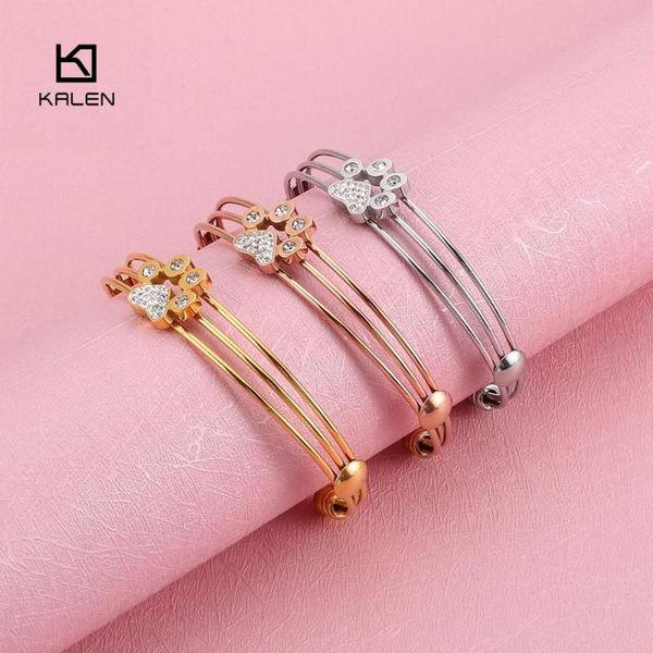 bohemia stainless steel dog charm bangles women gold/silver/rose gold rhinestone bracelet jewellry regalos para mujer, Black
bohemia stainless steel dog charm bangles women gold/silver/rose gold rhinestone bracelet jewellry regalos para mujer, Black