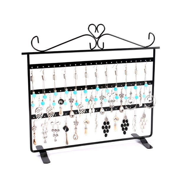 72 holes dangle jewelry display stand holder 3 layer metal earrings jewelry nacklace chain bracelet display rack jewelry accessories for gir
72 holes dangle jewelry display stand holder 3 layer metal earrings jewelry nacklace chain bracelet display rack jewelry accessories for gir