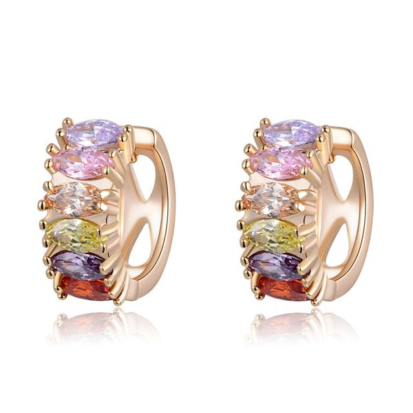 white god copper colorful cubic zirconia round hoop earrings fashion jewelry earring female party gift for women's jewelry, Golden
white god copper colorful cubic zirconia round hoop earrings fashion jewelry earring female party gift for women's jewelry, Golden